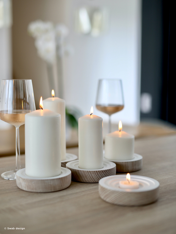 Candle wood cosy